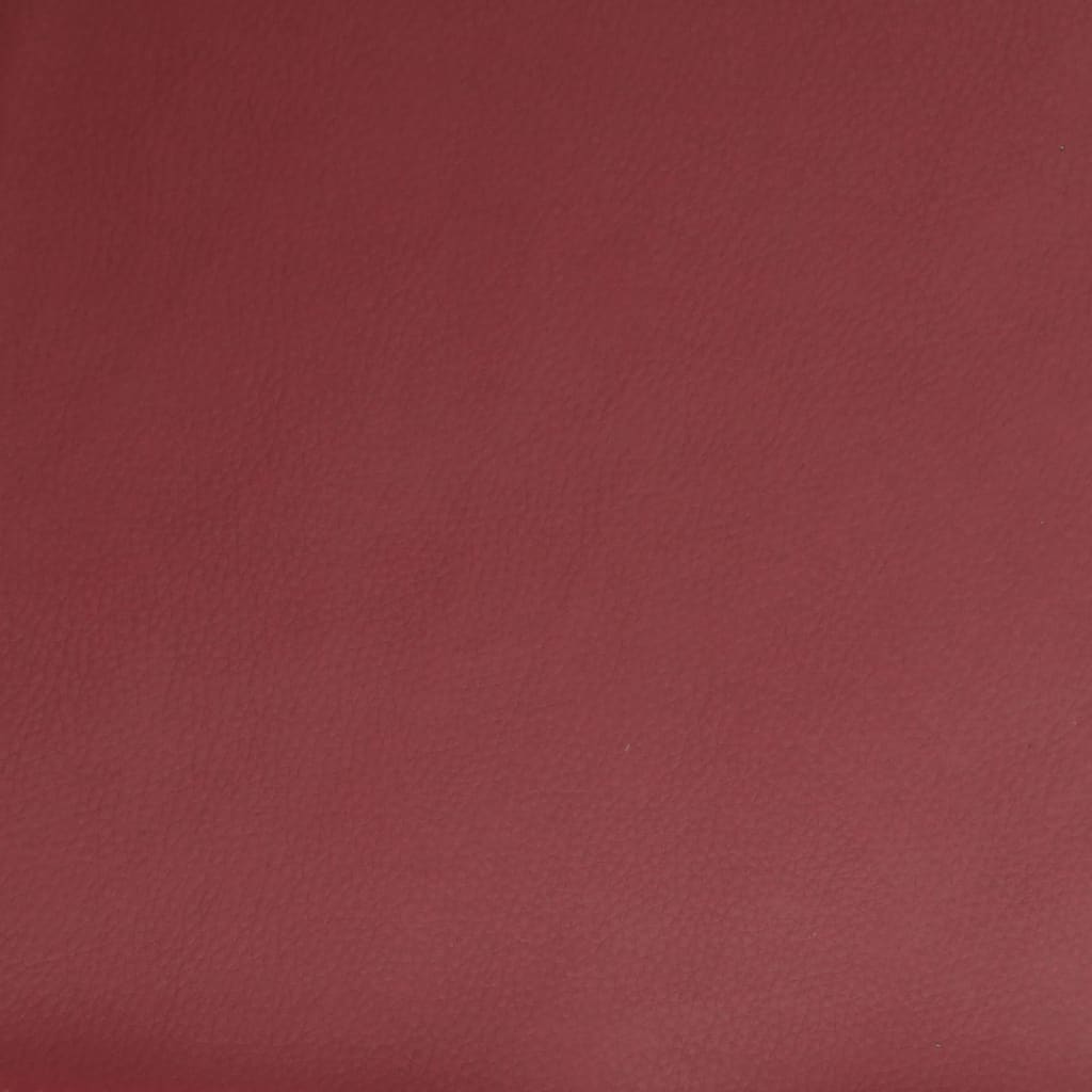 Fauteuil de massage inclinable Rouge bordeaux Similicuir