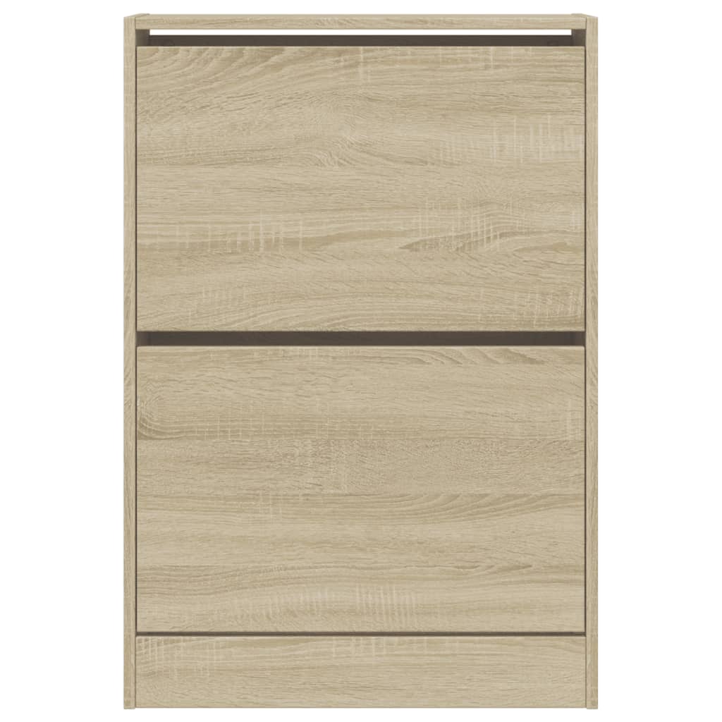 Armoire à chaussures chêne sonoma 60x21x87,5 cm bois ingénierie
