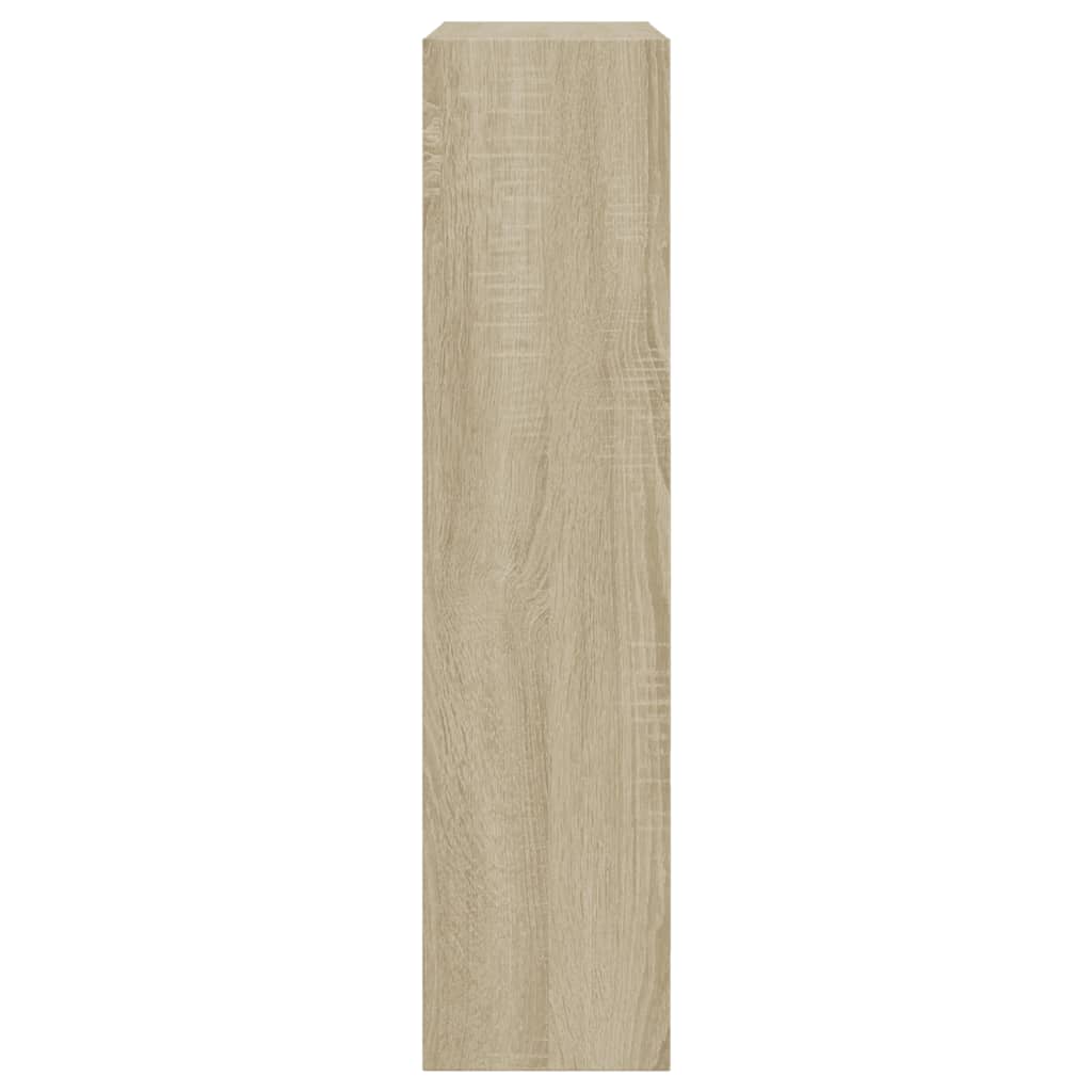 Armoire à chaussures chêne sonoma 60x21x87,5 cm bois ingénierie