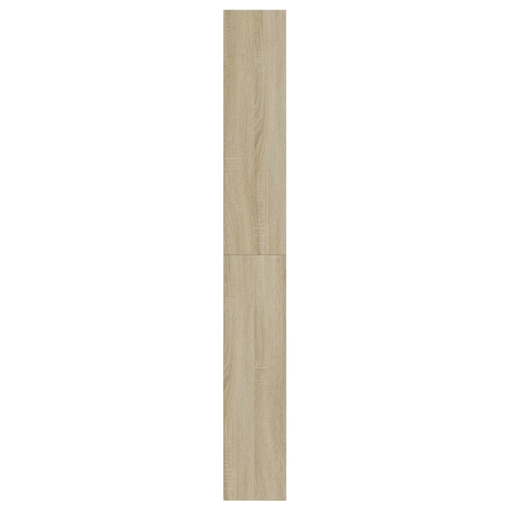 Armoire à chaussures chêne sonoma 60x21x163,5cm bois ingénierie