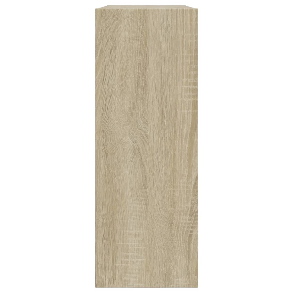 Armoire à chaussures chêne sonoma 80x21x57 cm bois d'ingénierie