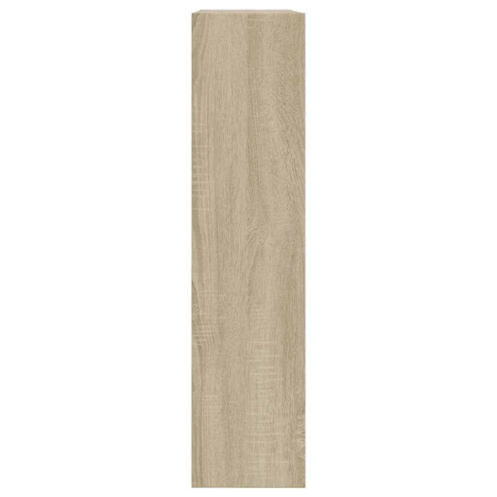 Armoire à chaussures chêne sonoma 80x21x87,5 cm bois ingénierie