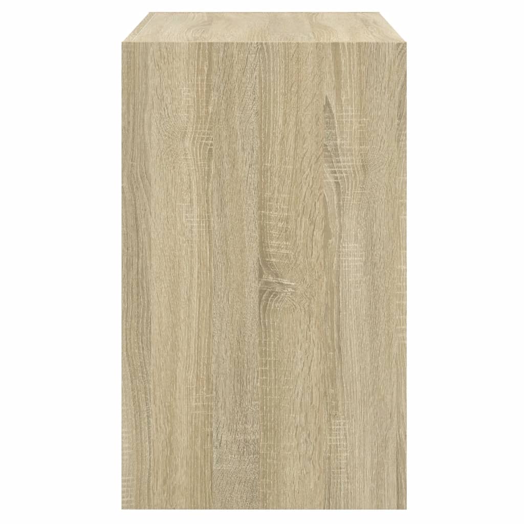 Armoire à chaussures chêne sonoma 80x42x69 cm bois d'ingénierie