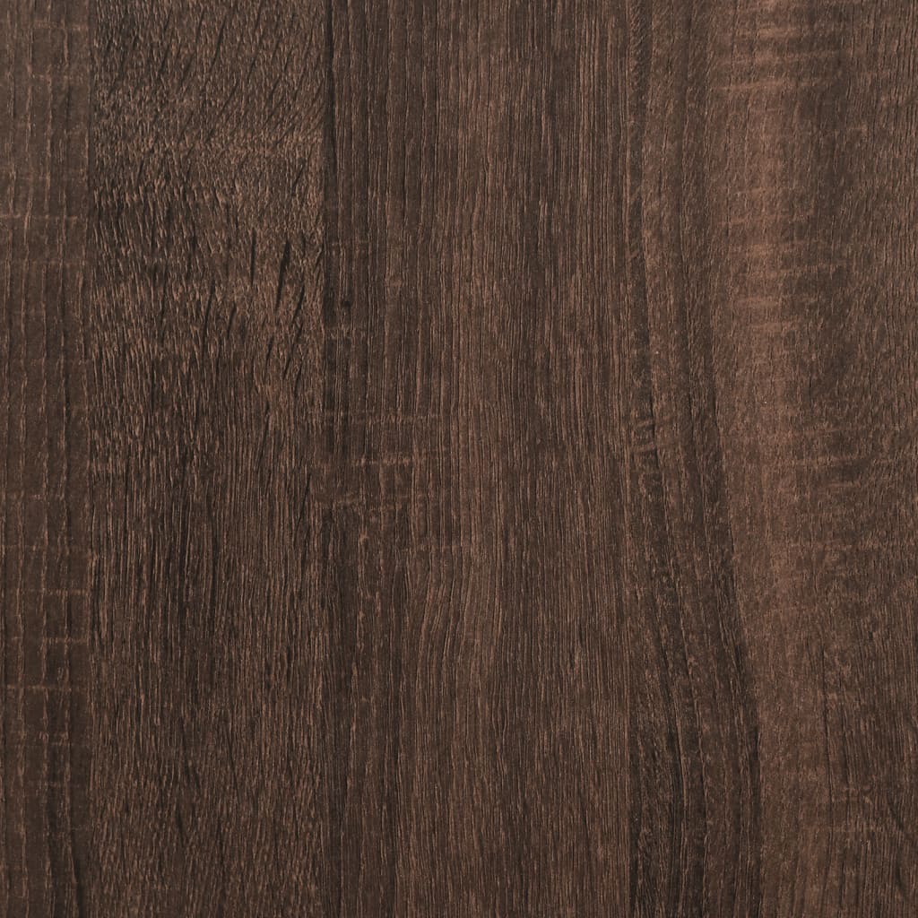 Armoire à chaussures chêne marron 80x42x69 cm bois ingénierie