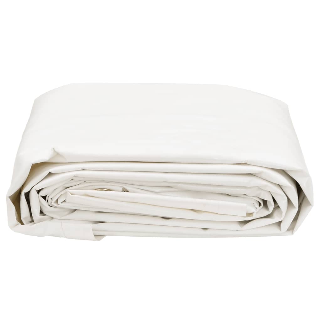 Bâche blanc 5x6 m 600 g/m²