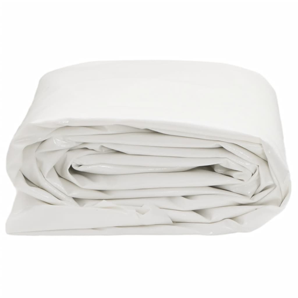 Bâche blanc 5x7 m 600 g/m²