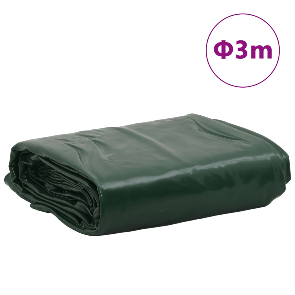 Bâche vert Ø 3 m 600 /m²