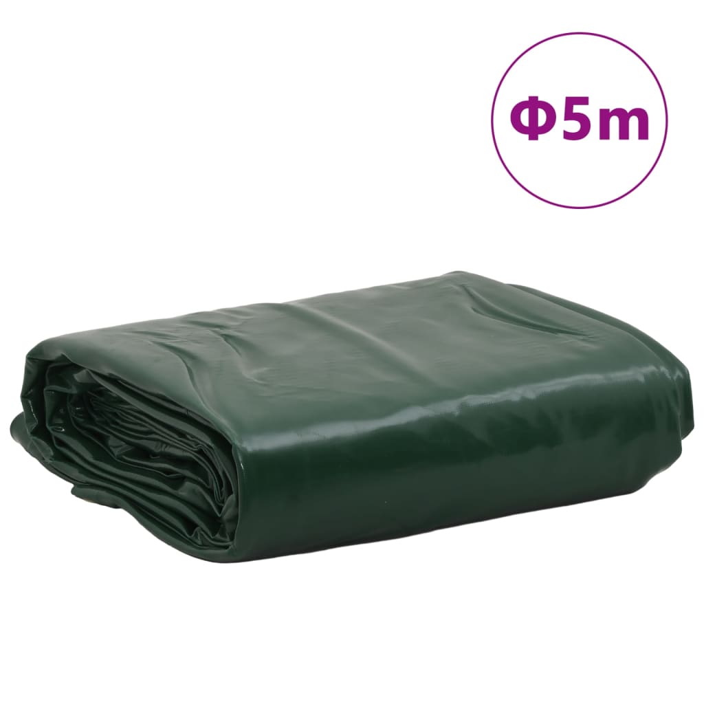 Bâche vert Ø 5 m 600 /m²