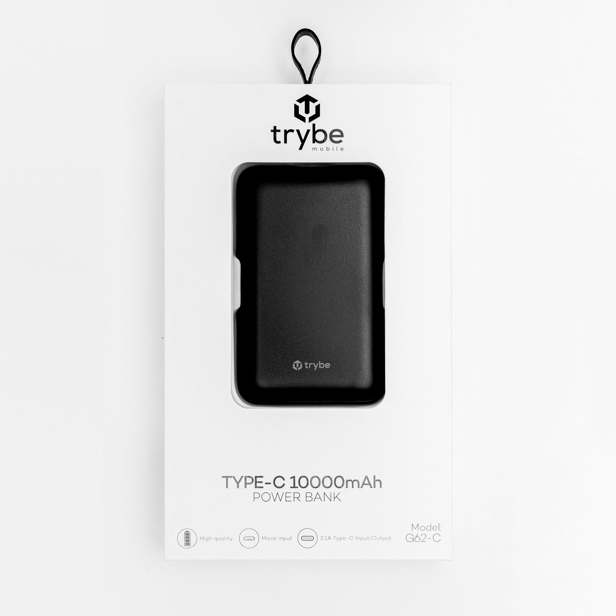 Trybe 10000mAh Dual USB-A + USB-C G62-C Power Bank-7